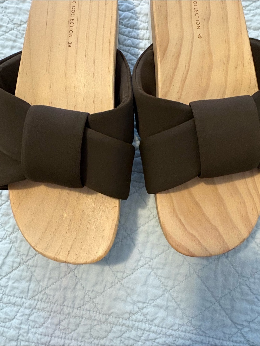 Zara Premium Wooden sandals. Size 8. - Picture 5 of 12